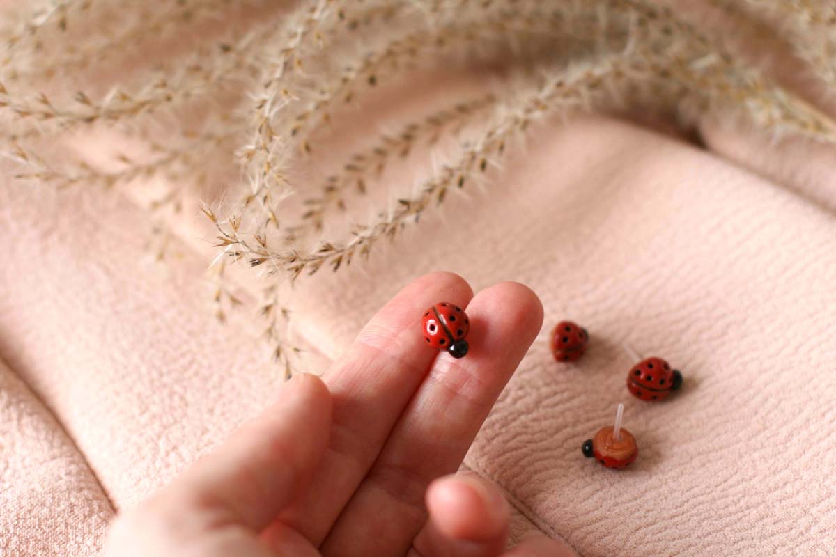 Ladybug Studs - Image 7