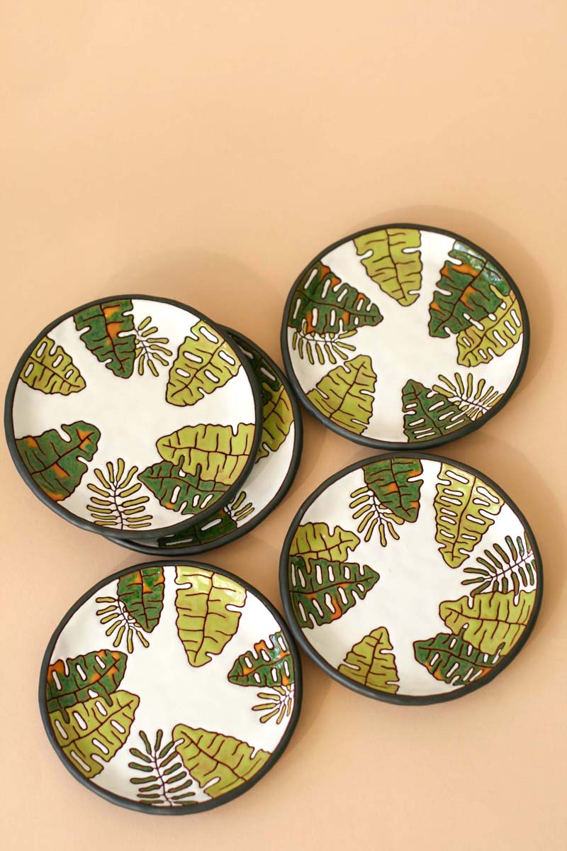 Small Plate with Botanical Patterns - Image 2