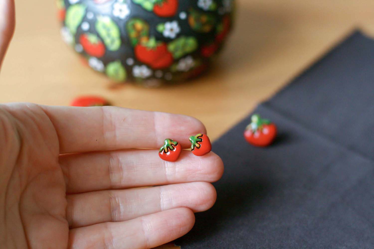Strawberry Studs - Image 4
