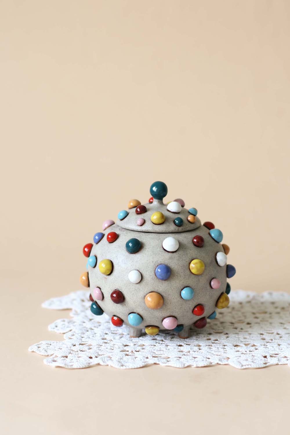 Bumpy Sugar Bowl / Jewelry Box - Image 6