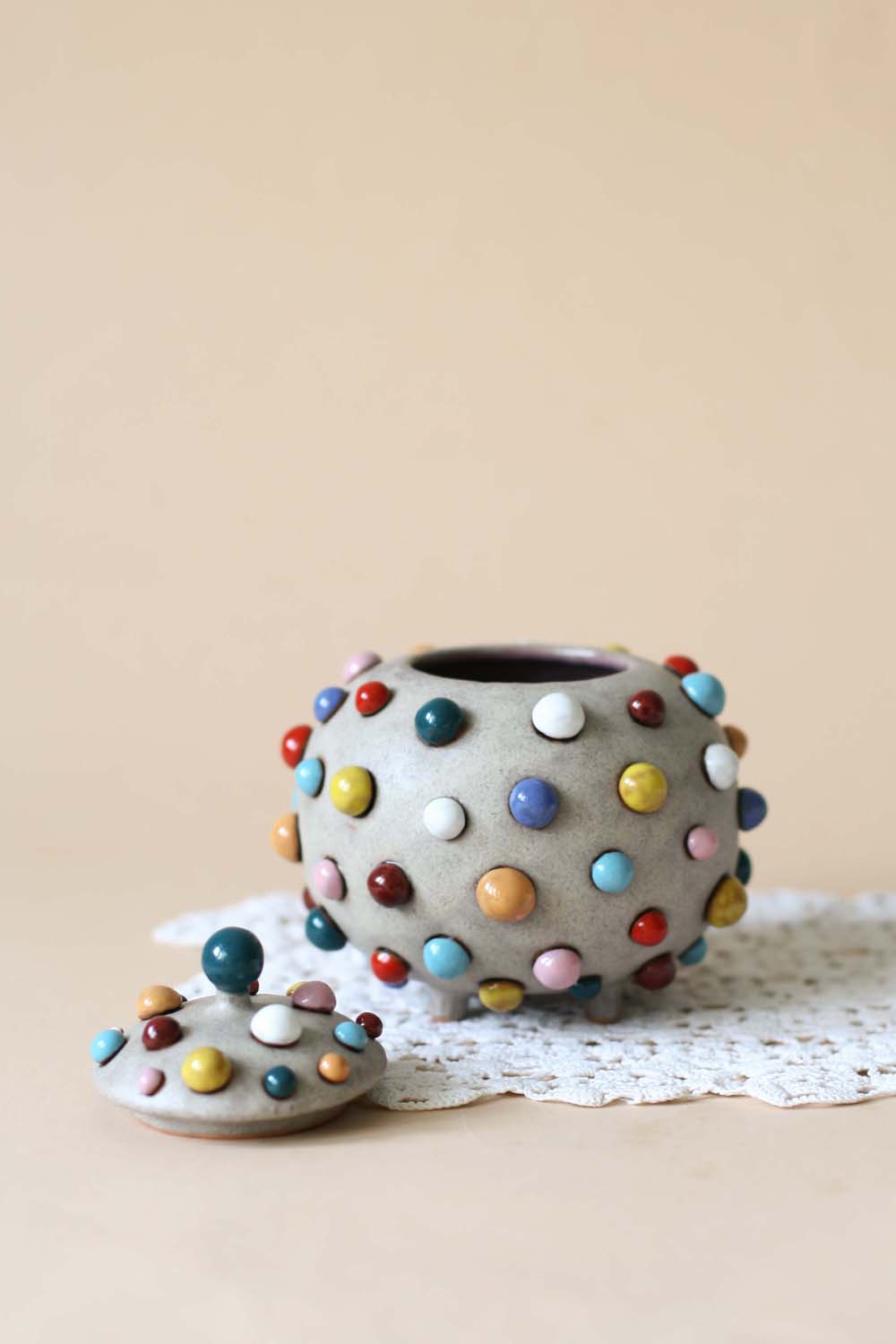 Bumpy Sugar Bowl / Jewelry Box - Image 7