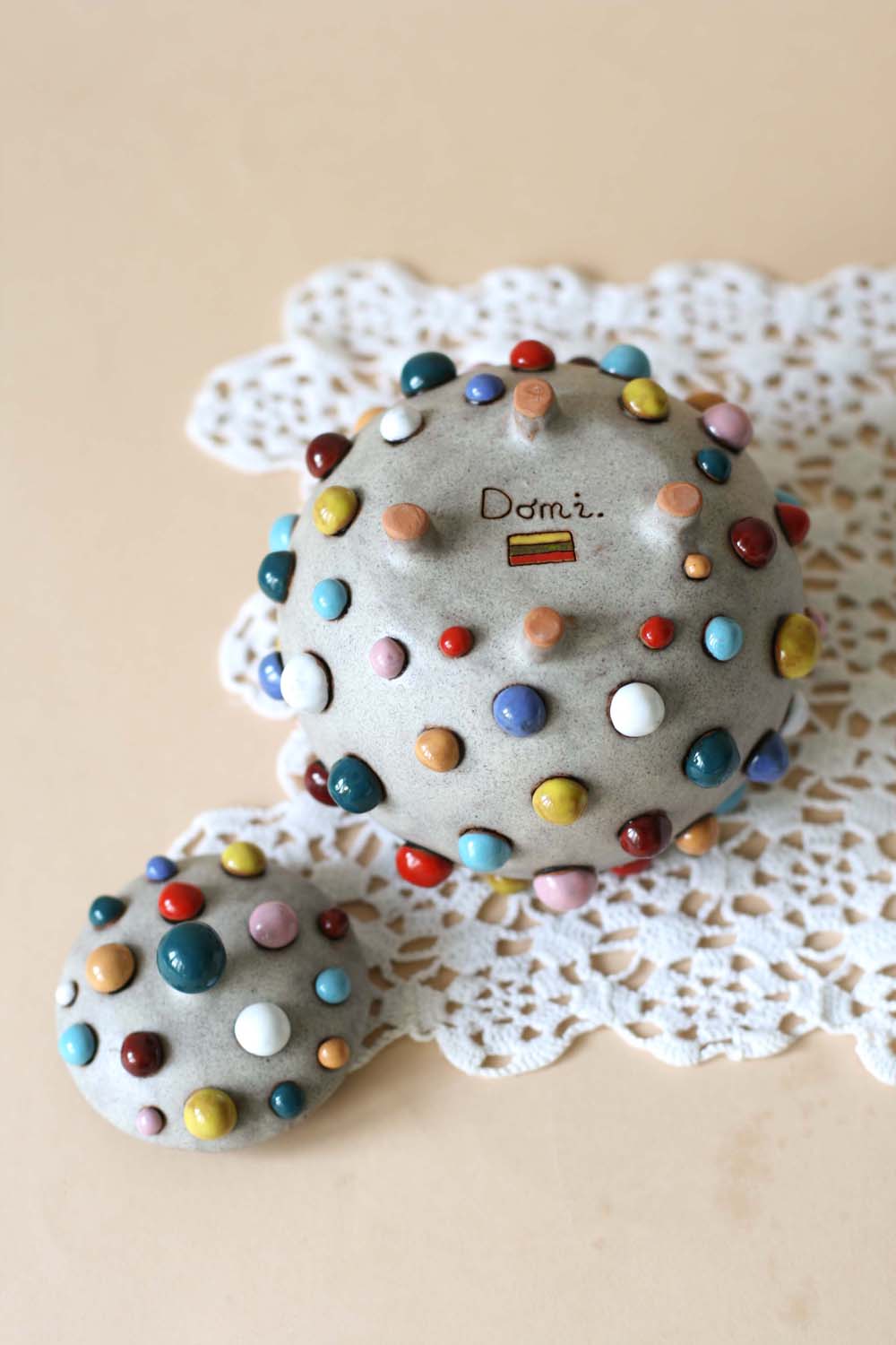 Bumpy Sugar Bowl / Jewelry Box - Image 8