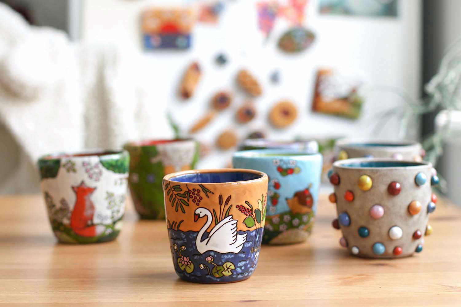 Tumbler Cup with a Swan - Image 8