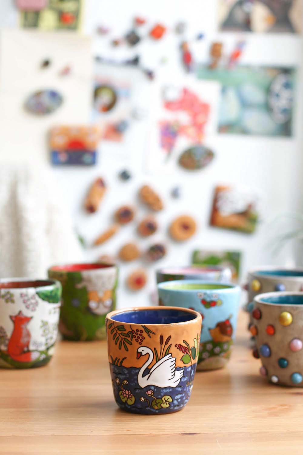 Tumbler Cup with a Swan - Image 9