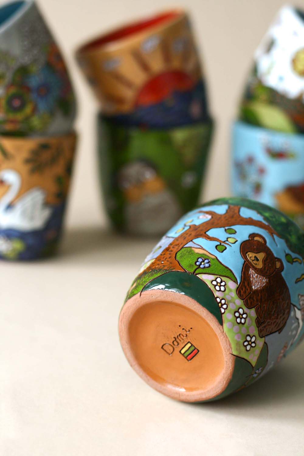 Tumbler Cup with Bear and Mountains - Image 2