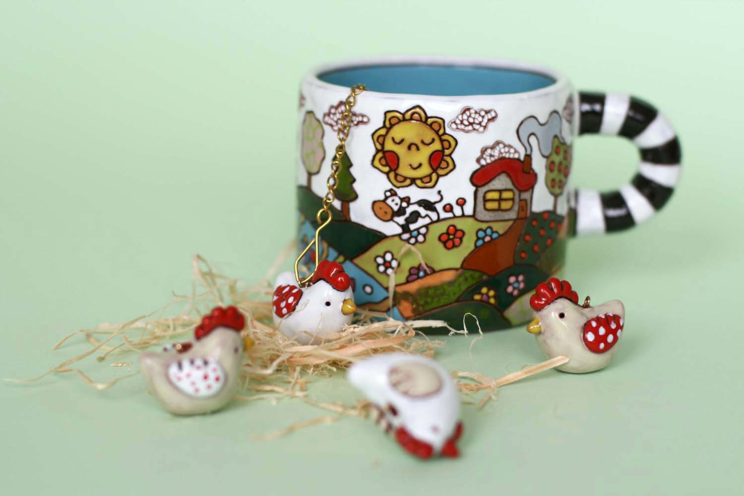 Tea Infuser with a Hen - Image 5