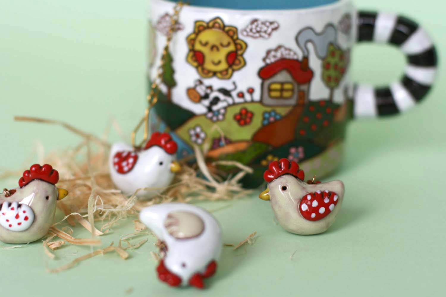 Tea Infuser with a Hen - Image 6