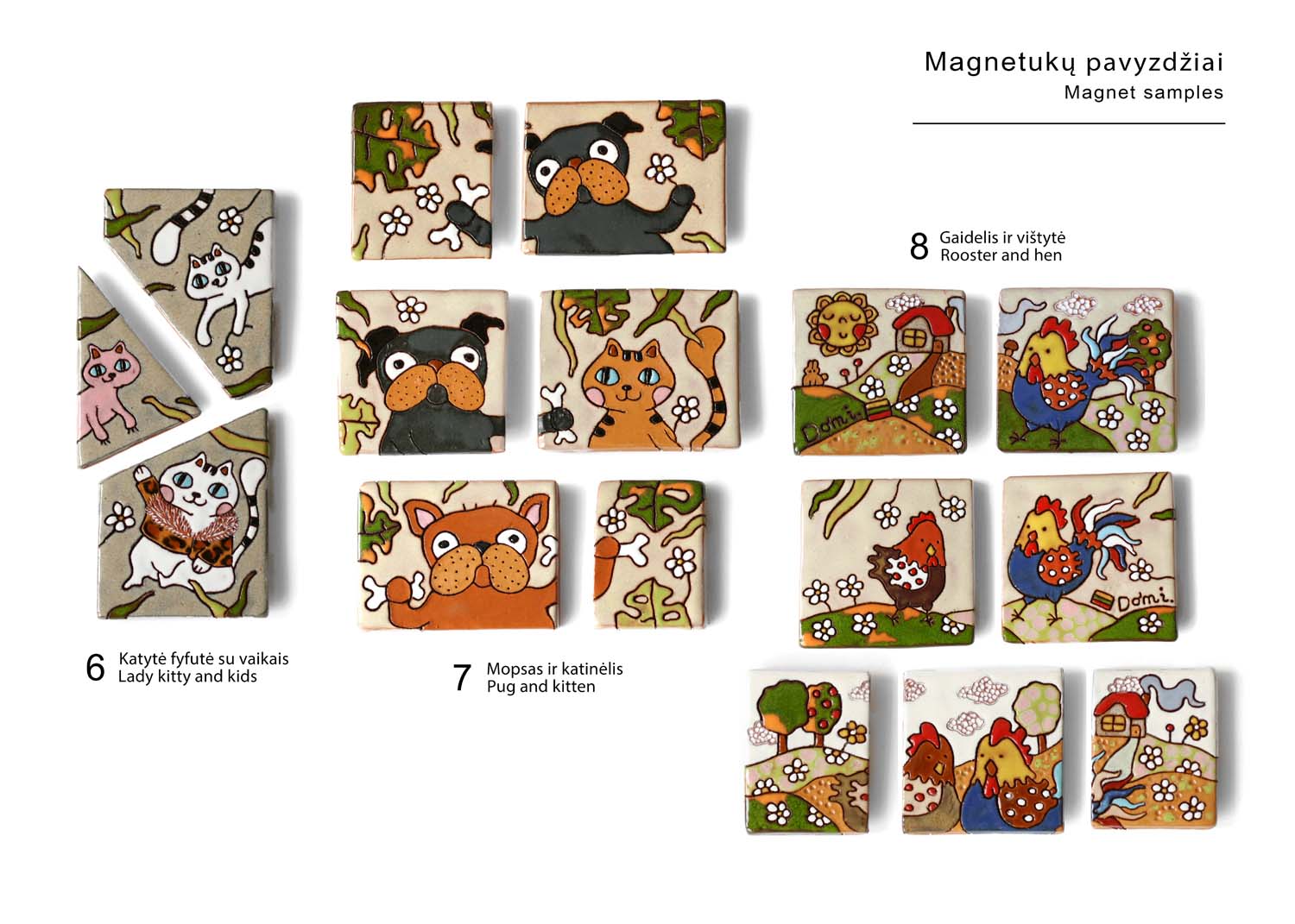 Mini Mosaic - Fridge Magnets - Image 3